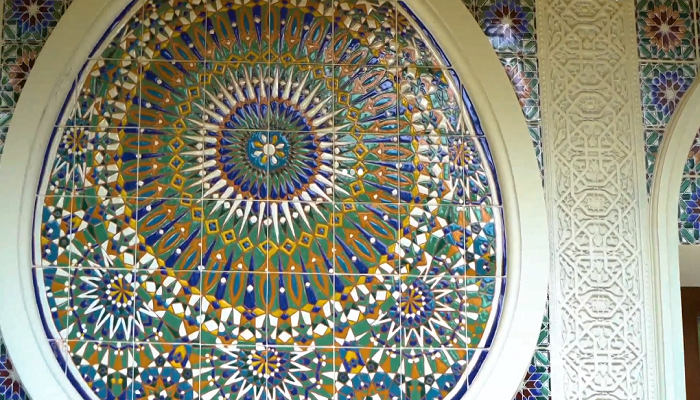 Мозаичное украшение дома Стамболи